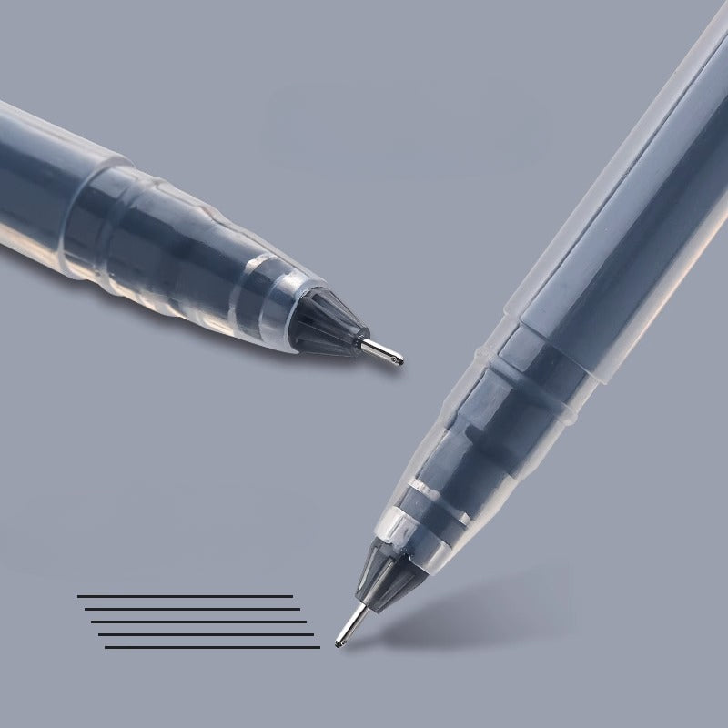 Wholesale Large Capacity Frosted Simple Plastic Neutral Pens